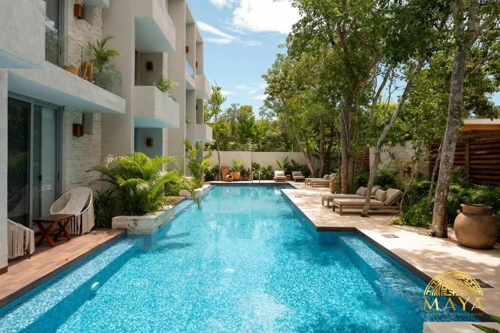 Apartment Nhoa 303A Lux 2Br Condo Pool View In Aldea Zama Tulum