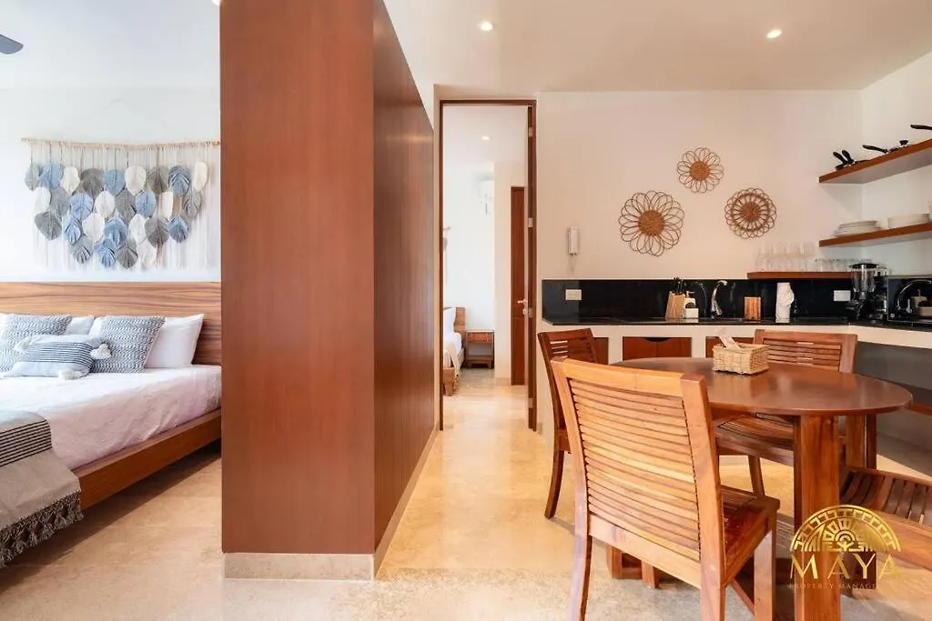 Apartment Nhoa 303A Lux 2Br Condo Pool View In Aldea Zama Tulum